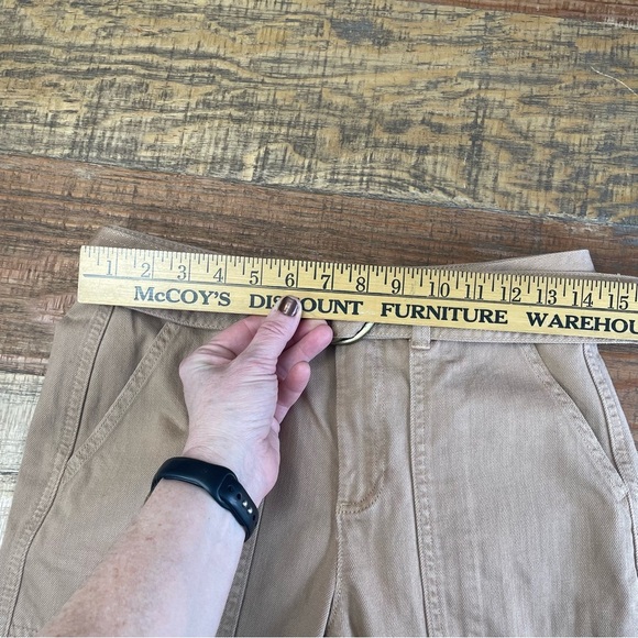 Banana Republic High Rise Tapered Utility Cargo pants 2P 2022 style iced latte - Picture 7 of 11